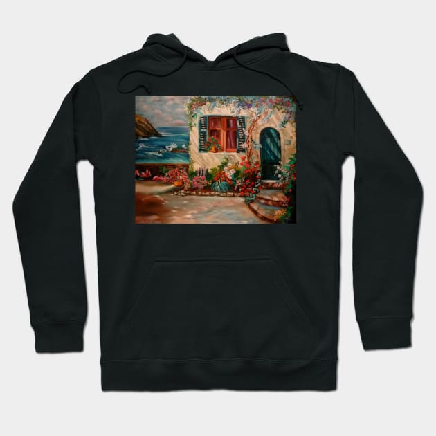 Cottage by the Sea Hoodie by jennyleeandjim